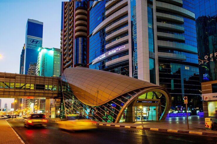 sheikh Zayed road skyscrapers Dubai